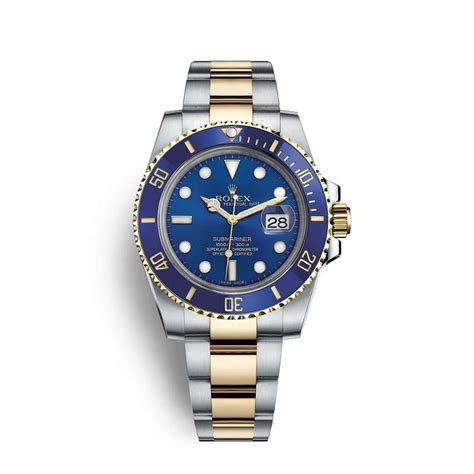 Đồng hồ Rolex Submariner Date: vàng trắng 18ct 